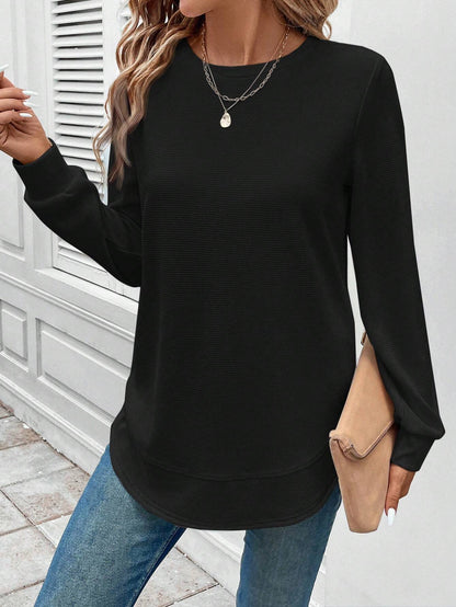 Maison™ | Round Neck Long-Sleeve Top