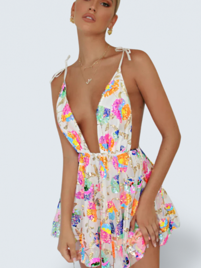 Maison™ | Tropical Mini Dress