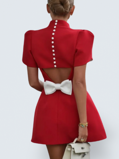 Maison™ | Sophisticated Red Dress