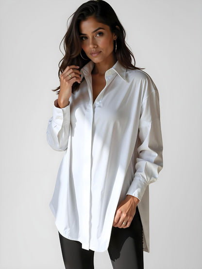 Maison™ | Oversized Lapel Shirt Dress