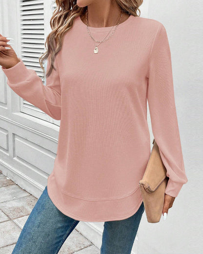 Maison™ | Round Neck Long-Sleeve Top