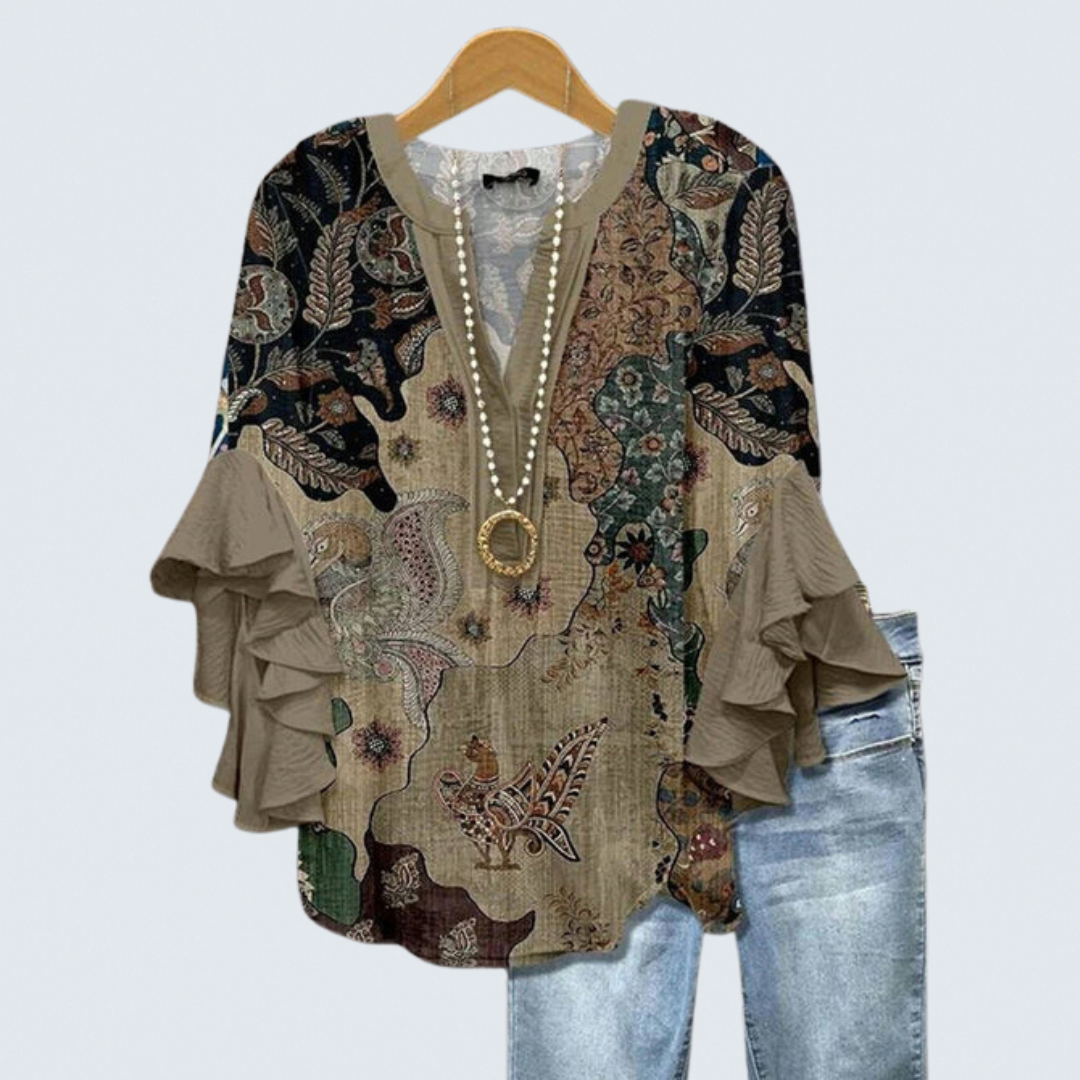 Maison™ | Vintage Floral Blouse