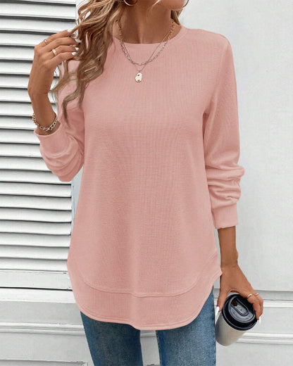 Maison™ | Round Neck Long-Sleeve Top