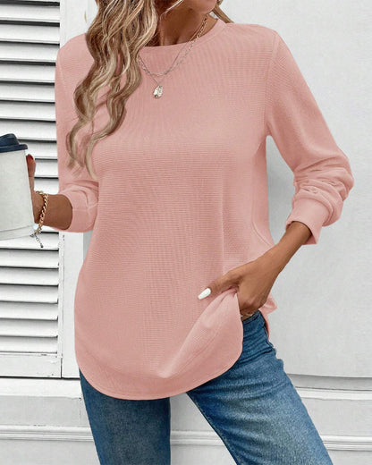 Maison™ | Round Neck Long-Sleeve Top