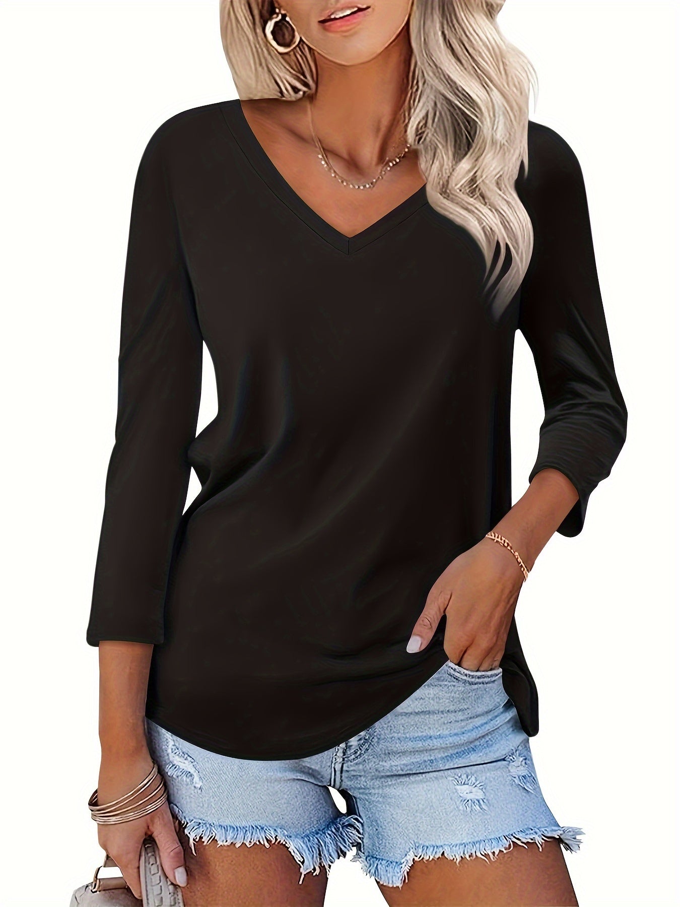 Maison™ | Classic V-Neck Top
