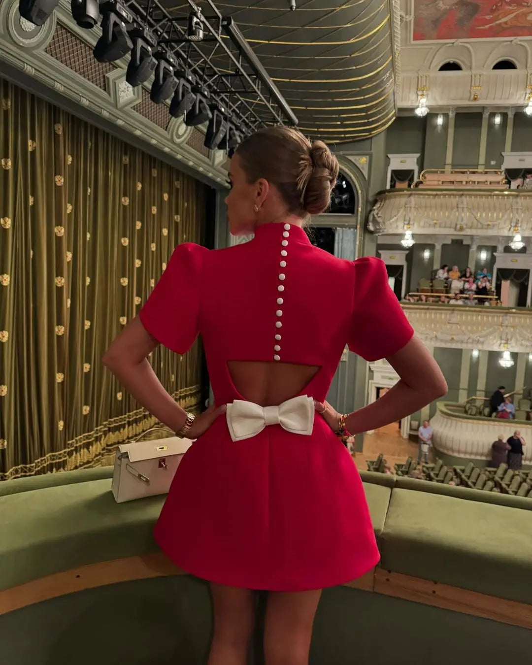 Maison™ | Sophisticated Red Dress