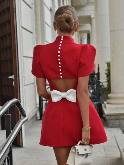 Maison™ | Sophisticated Red Dress
