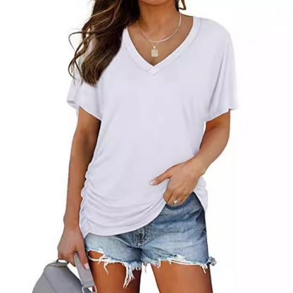 EILY™ - Classic V-Neck Loose Fit Shirt