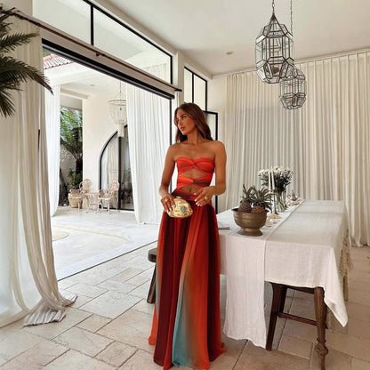 Maison™ | Strapless Maxi Dress